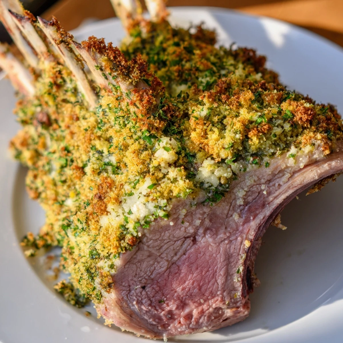 Herb Crusted Rack Lamb