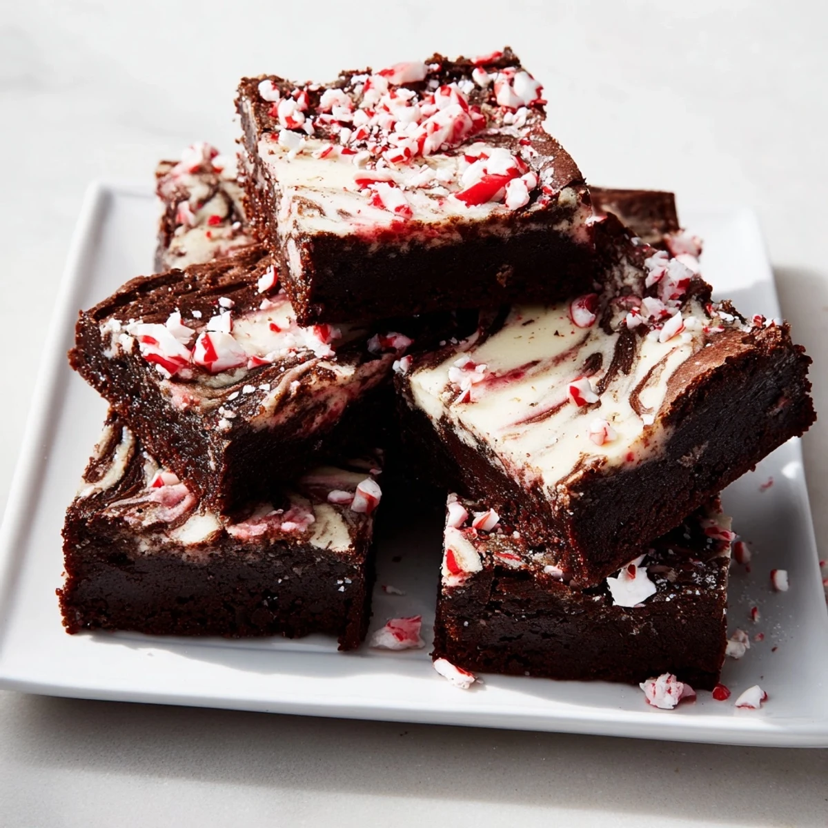 Brownies chocolat menthe swirl