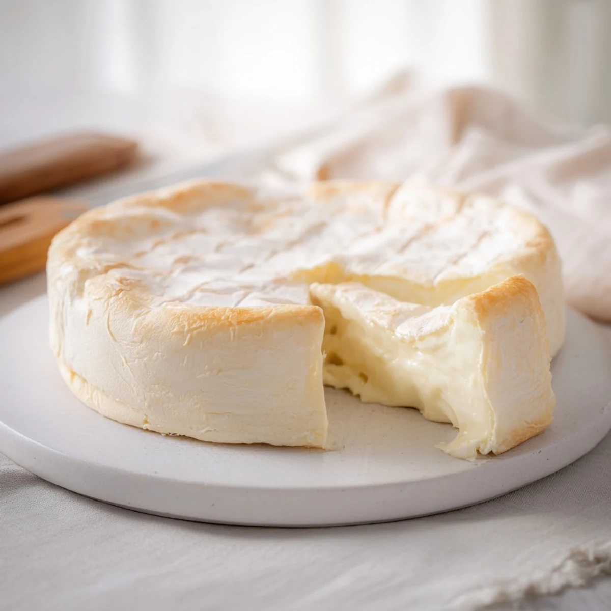 Warm, melted Brie cheese, drizzled, makes an irresistible appetizer for guests.