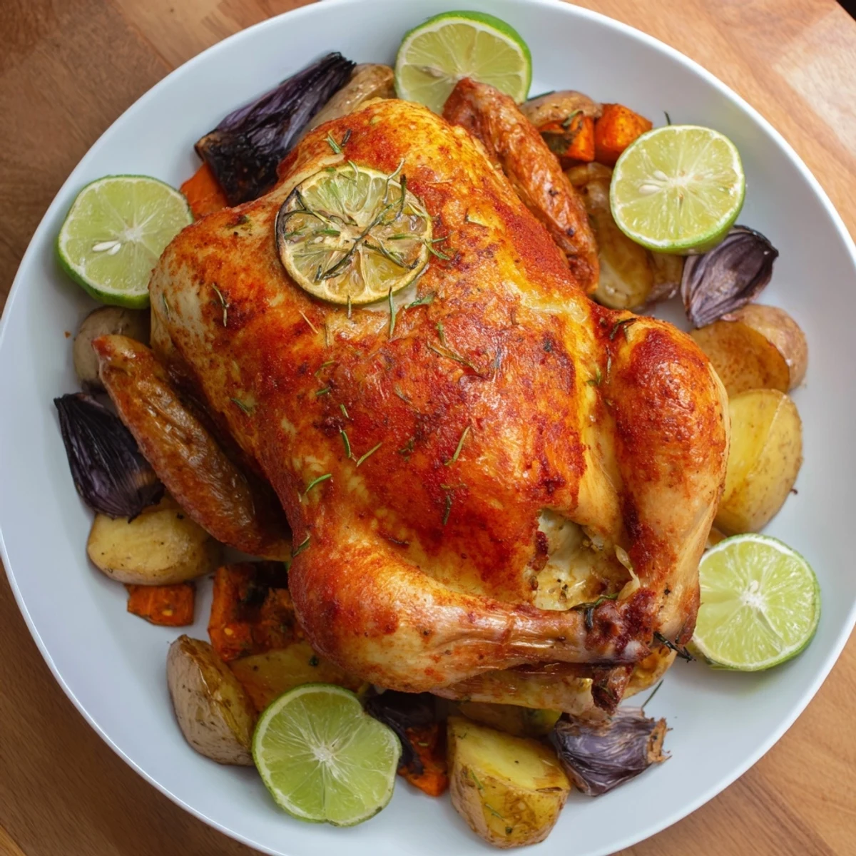 Poulet rôti aux herbes