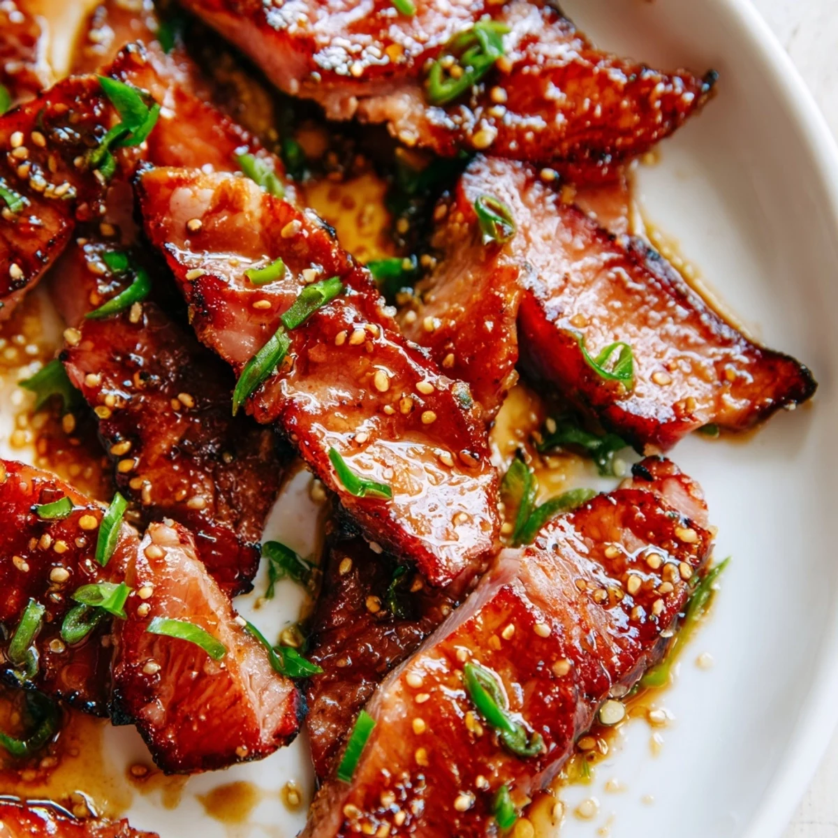 Browned and bubbly, this glazed turkey ham shows off a sweet glaze and savory profile.