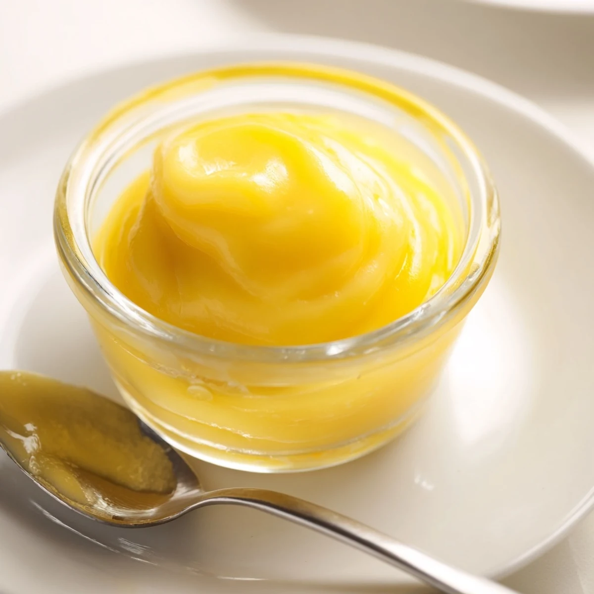 Vibrant yellow lemon curd recipe, ideal as a cake filling and delicious on scones this summer.
