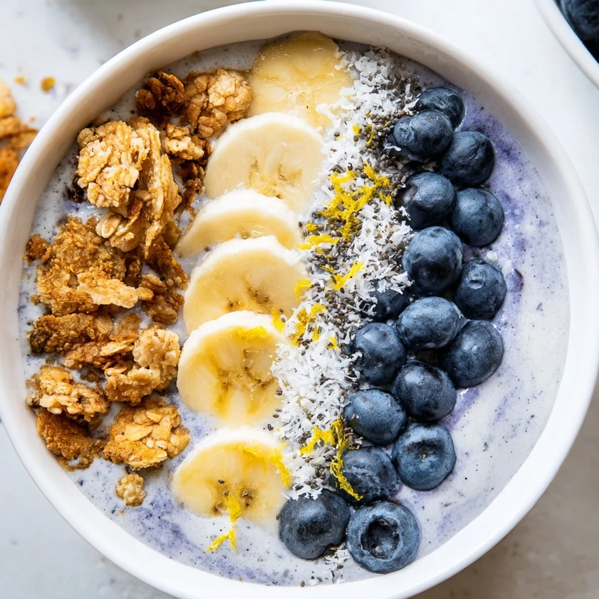 Lemon Blueberry Smoothie Bowl