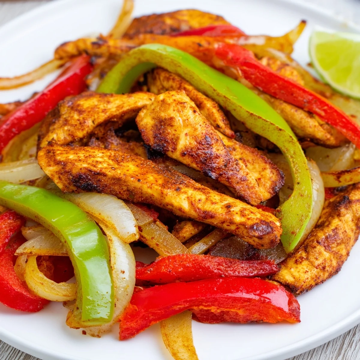 Sheet pan chicken fajitas