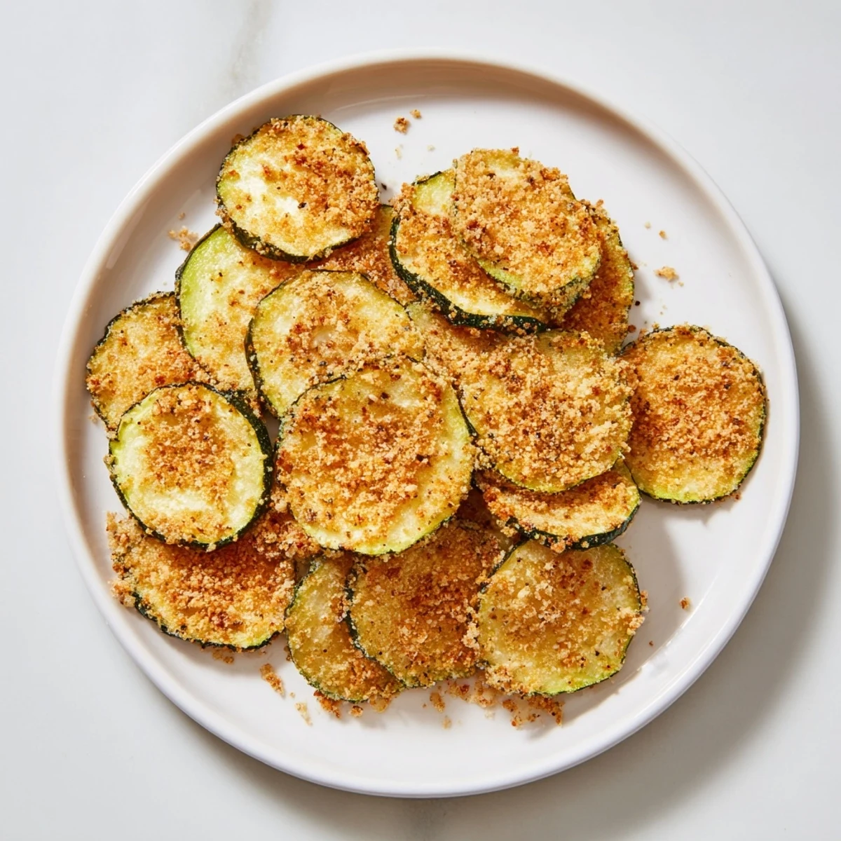 Chips croustillantes courgettes