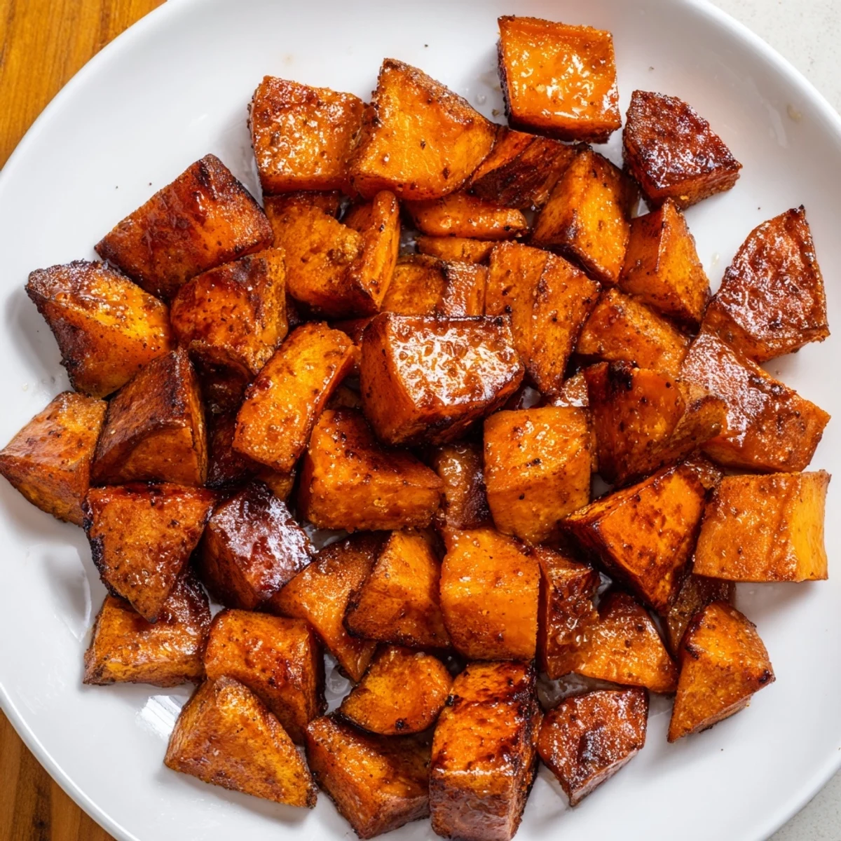 Patates douces rôties cannelle